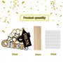 YUBBYSTU 30 Pièces Accessoire Photo,Photobooth Anniversaire,Kit Decoration Accessoire Anniversaire,DIY Fête Photo Booth Props Ac
