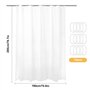 Flearitzo Rideau Douche - Rideau de Douche Anti Moisissure Rideau Douche imperméable et Lavable Tissu Polyester Taille 180×200cm