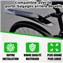RBRL Garde - Boue de Vélo Universelle Réglable, Epaissir Elargir Set de Garde-Boue vélo pour VTT/BMX pour protéger de l'eau et d