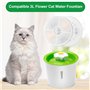 Filtre Fontaine Eau Chat pour 3L, Triple Action pour Abreuvoir et Charbon Actif résine échangeuse d'ions pour Chats et Chiens, p