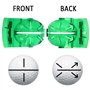 Dadabig 6 PCS Outil d'alignement de balles de Golf,Doublure de Balle de Golf Dessin Marquage avec 4Pcs Stylo de Ball de Golf,Ver