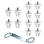 Ruikdly 12pcs Crampons de Rechange Football en Alliage d'aluminium Mixte Cales De Rechange pour Chaussures de Football
