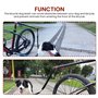 BORDEAG Laisse pour Chien De Vélo, Pet Dog Bicycle Leash, Laisse d'exercice pour Chien Mains Libres, Laisse Rétractable en Acier