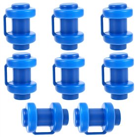 YEAMLTE Capuchons Poteau Trampoline, 8 Pièces Trampoline Embout, Capuchons Pôle Trampoline, Capuchon D'Trampoline, pour Embout P YEAMLTE Capuchons Poteau Trampoline