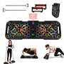 Surplex 41 en 1 Push Up Musculation Push Up Board avec Poignée Compteur Intelligent＆Bande de Résistance Pliable Planche et Appar