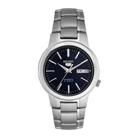 Seiko - SNKA05K1 - 5 Gent - Montre Homme - Automatique Analogique - Cadran Bleu - Bracelet Acier Gris Seiko - SNKA05K1 - 5 Gent - Montre Homme - Automatique Analogique - Cadran Bleu - Bracelet Acier Gris