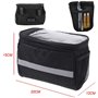 Panier de vélo, XPhonew 3.5L Sac de Guidon de vélo de Cyclisme Panier Avant Lot Cadre Sac Sacoche avec Utilisation de l'écran Ta