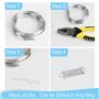 NVIYAM 1mm Fil Aluminium 30m Fil de Fer Souple Fil de Fer Souple Loisir Creatif Fil Tricotin Fil d'Artisanat En Aluminium Fil à