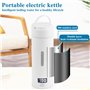 NVIYAM 380ML Bouilloire Electrique Portable,Tasse à eau électrique,Mug de Voyage Chauffant,avec réglage de la température, Bouil