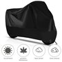Mesybveo Housse Moto Imperméable, Housse de Protection pour Moto 190T Polyester, Bache Moto Exterieur Etanche avec Trous de Serr
