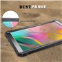 FINTIE Coque Antichoc pour Samsung Galaxy Tab A 10.1 2019 SM-T510/SM-T515 avec Protection d'Écran Intégrée, Étui avec Couvre-béq