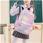 Lengender Sac à Dos Scolaire pour Filles, Enfant Sac Ecole Primaire Cartables Sac Arc en Ciel Loisir Voyage Daypacks