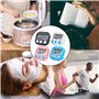 Lot de 4 minuteurs de cuisine numériques, magnétiques, chronomètres avec support pliable, pour enfants, avec grand écran LCD pou