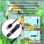 GERUI Chauffage d'aquarium USB 10 W - Mini barre chauffante avec thermostat - Chauffage tortue d'aquarium pour petits aquariums