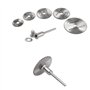 NA HSS Lames de Scie Outil Rotatif,6 PCS Mini Disque à Tronçonner en Métal Circulaire Disques de Lame de Scie Dremel Accessoires