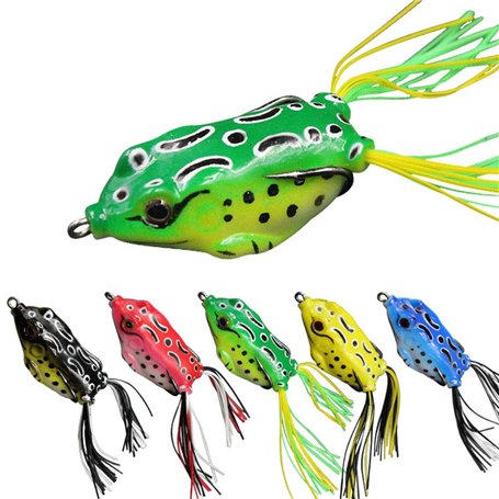 senvenelec Lure Ray Frog Topwater Grenouille manivelle