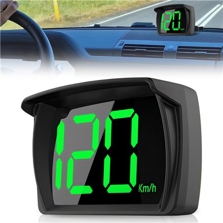 WIYETY Compteur de Vitesse Numérique Universel pour Voiture - Affichage Tête Haute pour Vélo