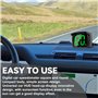 WIYETY Compteur de Vitesse Numérique Universel pour Voiture - Affichage Tête Haute pour Vélo, Moto et Auto