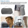 WEGREAT Couverture de voyage ultra légère et chaude - 127 x 152 cm - Coussin 2 en 1 - Couverture d'avion ultra légère - Pliable 