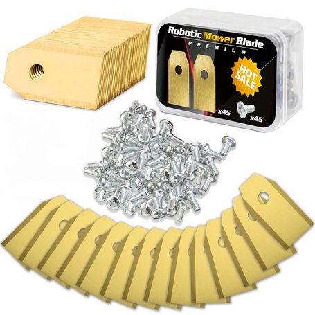 TEBOKHAD 45 Lame Tondeuse Gazon Robot