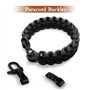 Paracorde Bracelet, 10 Pcs Boucles de Manille Sont Utilisés pour Fabriquer des Bracelets de Survie, Bracelet de Survie Réglable 