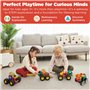 Magformers WOW Plus Magnetic Building Blocks Toy. Makes 30 Different Cars With Detachable Race Driver. STEM Toy With 18 Pieces.,