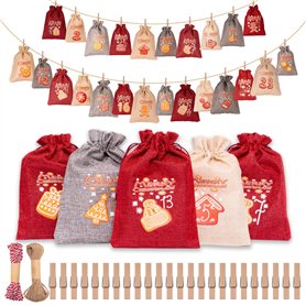 Calendrier de l'Avent Vide a Remplir