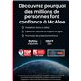 McAfee Total Protection 3 appareils 2025 |12 mois |VPN sécurisé, logiciel de sécurité avec antivirus, gestionnaire de mots de pa