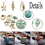 Alliage Shell Pendentif Marine