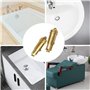 2 Pièces Noyau Rebondissant Drain, Pop-up Boulon en Laiton, Bouchon en Laiton à Ressort, Baignoire Bassin Drain Stopper, Bassin