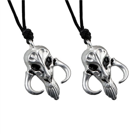 Fengguock 2 Pièces Pendentif Mandalorian