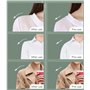 Épaulettes en Silicone,2 Paire Coussinets Épaulettes Silicone,Coussinets d'Épaule Souples Antidérapants pour Femmes et Hommes,Ep