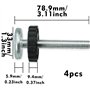 4pcs Fixation par Pression pour la Barrières d’escaliers et de Portes Barrière de Bébé Fixation de la Barrière de Sécurité pour