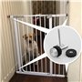 4pcs Fixation par Pression pour la Barrières d’escaliers et de Portes Barrière de Bébé Fixation de la Barrière de Sécurité pour