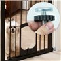 4pcs Fixation par Pression pour la Barrières d’escaliers et de Portes Barrière de Bébé Fixation de la Barrière de Sécurité pour