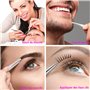 6 Pièces Pince à épiler Professionnelle, Pincettes en Acier Inoxydable pour Sourcil, Pince à Épiler de précision pour Enlèvement