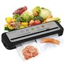 Machine à emballer sous vide MegaWise | Nouvelle version 2025 | Puissance d'aspiration de 80 kPa | Sacs et coupe-aliments inclus