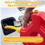 3 Pièces Remplacement Gas can Spout Kit, Version Améliorée Jerrican Essence Bec, le gaz peut se remplacer par la buse par des Ca