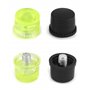 QWORK maillet caoutchouc, 25 mm Nylon Petit Marteau avec 2 têtes de rechange, avec poignée en caoutchouc antidérapante pour bijo