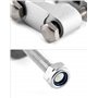 QWORK 2 Pcs Rehausseur de Guidon pour Moto 22mm 7/8", Fixation de Guidon Moto en Alliage Aluminium pour Moto VTT