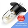 Ruiandsion Ampoule micro-ondes T170 Base 230V 20W Ampoule micro-ondes pour lampe universelle de four à micro-ondes poire, blanc 