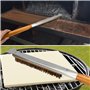 1 Brosse À Pizza, 2 Chiffons De Nettoyage, Brosse pour Four À Pizza, Brosse De Nettoyage pour Four À Pizza, Brosse De Nettoyage