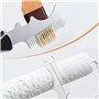 1 peigne à pinceau, 1 crochet, outil de nettoyage pour pinceau, brosse de nettoyage pour enlever les lignes, peigne de nettoyage