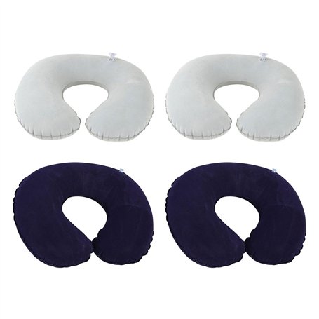 SLAXJNE Lot De 4 Oreillers Gonflables pour Le Cou