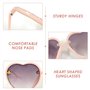 Lunettes De Soleil En Forme De Cœur