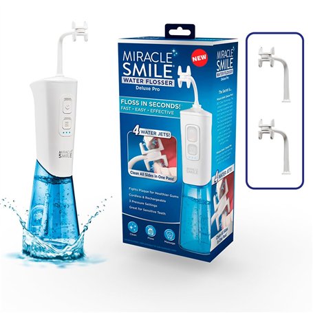 Ontel Hydropulseur Miracle Smile pour la santé des dents et des gencives