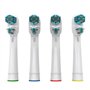 KongKay Lot de 16 têtes de brosse à dents de rechange pour Oralb Dual Clean, générique à double tête compatible avec brosse à de