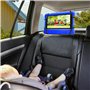 Hikig Support de tablette en silicone pour appuie-tête de voiture pour enfants sur siège arrière, compatible avec iPad, iPad min