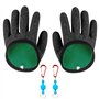 Vueinrg Gants de Pêche Imperméables Anti-Coupure - Gants de Chasse Avec Magnétique Boucle Anti-Morsure Pour Manipuler en Sécurit