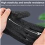 Vueinrg Gants de Pêche Imperméables Anti-Coupure - Gants de Chasse Avec Magnétique Boucle Anti-Morsure Pour Manipuler en Sécurit